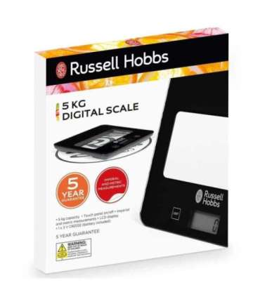 Russell Hobbs RH015711AR Square digital scale 5kg black