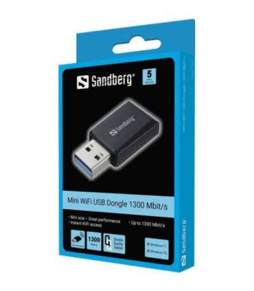 Sandberg 134-41 Mini WiFi Dongle 1300Mbit/s
