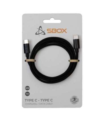 Sbox Type C - Type C M/M 1m black TYPEC-1-B
