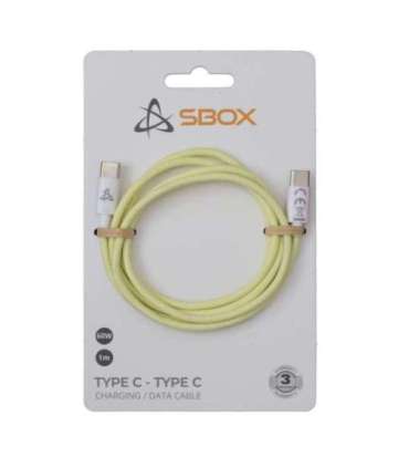 Sbox Type C - Type C M/M 1m yellow TYPEC-1-Y