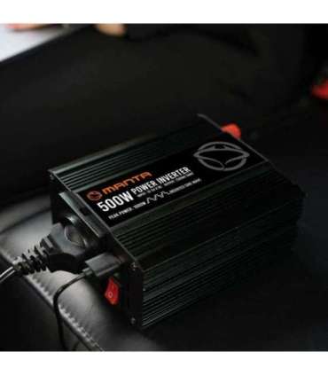 Manta MPI500M Power Inverter 500W/1000W DC to AC
