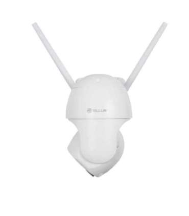 Tellur Smart WiFi Solar Camera P&T 3MP, 2K UltraHD, PIR, 20W solar panel, white