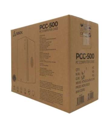 Sbox PCC-500 White ATX
