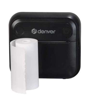 Denver MBP-32B Thermal Mini Printer with Bluetooth, Black