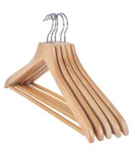 Beldray LA034276FEU7 Wooden Clothes Hangers 5pack