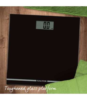 Salter 9205 BK3RCEU16 Large Display Glass Electric Scale Black