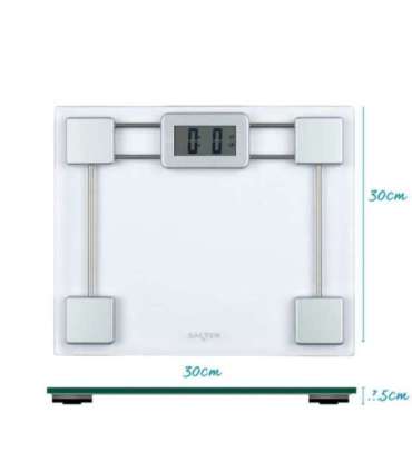 Salter 9081 SV3RFTE Glass Electronic Bathroom Scale