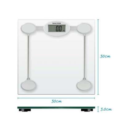 Salter 9018S SV3RCFEU16 Glass Electronic Bathroom Scale