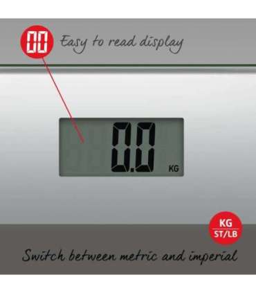 Salter 9206 SVSV3RCFEU16  Glass Bathroom Scales