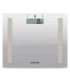Salter 9113 SV3RAREU16 Compact Glass Analyser Bathroom Scales - Silver