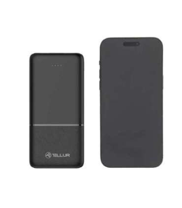 Tellur 10000mAh power bank black