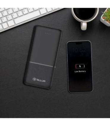 Tellur 10000mAh power bank black