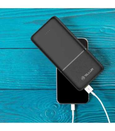 Tellur 10000mAh power bank black