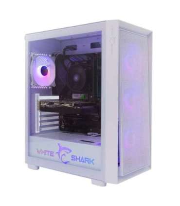 White Shark GCC-2401 Warhead-3 White 4 Fans 12cm RGB