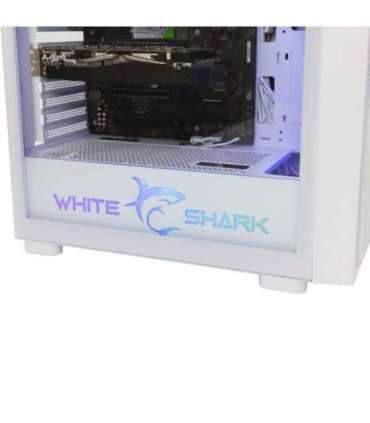 White Shark GCC-2401 Warhead-3 White 4 Fans 12cm RGB