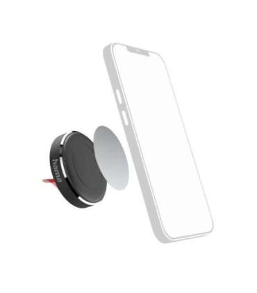 Hama 00201518 Magnet Car Mobile Phone Holder for Dashboard, 360 Rotation Universal