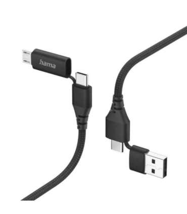 Hama 00201537 4-in-1 Multi Charging Cable 1.5m