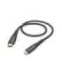 Hama 00201602 Charging Cable, USB-C - Lightning 1.5m black