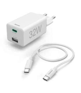 Hama 00201692 Quick Charger Mini 1X USB-C 32W, cable white