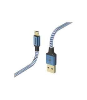 Hama 00178289 Cable USB 1,5 m USB 2.0 USB A Micro-USB B Blue