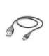 Hama 00173610 Charging/Data Cable, Micro-USB 1.4m Black