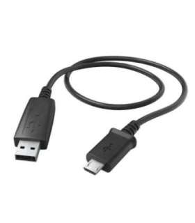 Hama 00173672 Charging/Data Cable, Micro-USB 0.6m Black