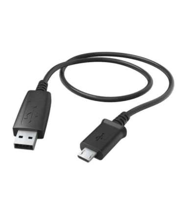Hama 00173672 Charging/Data Cable, Micro-USB 0.6m Black