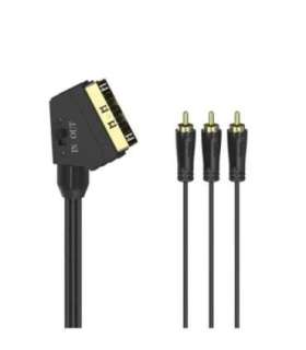 Hama 00205156 RCA / SCART AV Cable [3x RCA plug (phono)