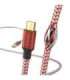 Hama 00178288 Reflective Charging/Data Cable, Micro-USB 1.5m Red