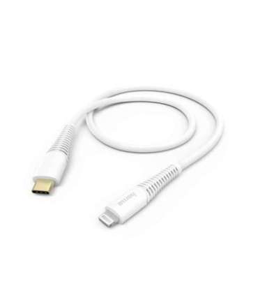 Hama 00183309 Fast Charging/Data Cable, USB-C - Lightning 1.5m, W hite
