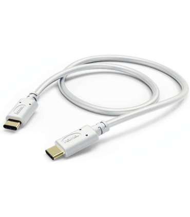 Hama 00183328 Charging/Data Cable, USB Type-C - USB Type-C 1.5m White