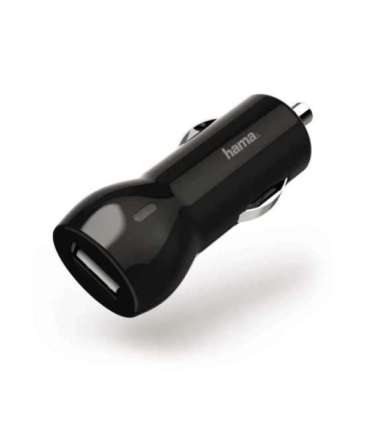 Hama 00183259 Car Charger 2.4A, Black