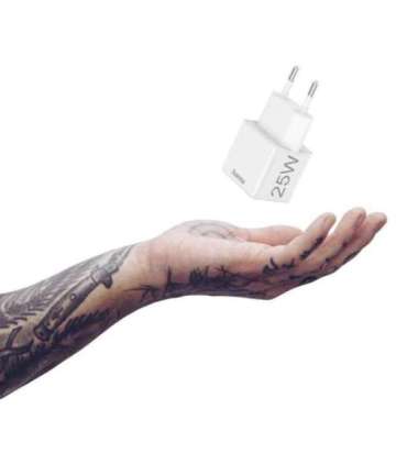 Hama 00201652 Charger 220V USB-C PD/Qualcomm 25W White
