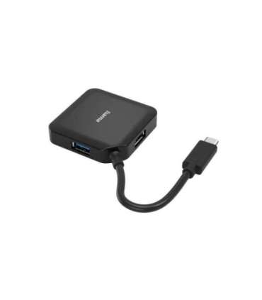 Hama 00200112 USB Hub 3.0 4-port Type-C Black