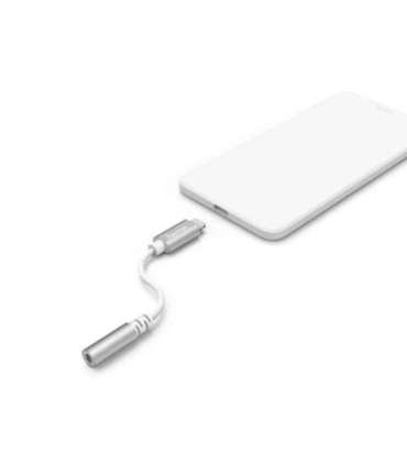 Hama 00187210 Lightning Adapter to 3.5mm Audio Socket, White