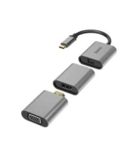 Hama 00200306 6in1 Adapter Connect2Go, USB-C, Mini-DisplayPort, HDMI, VGA