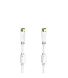Hama 00205251 SAT Connection Cable, F-Plug - F-Plug, Gold-Plated 1.5m 100dB