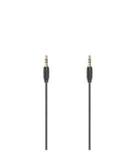Hama 00205263 Audio Cable, 3.5mm Jack Plug - Plug Stereo Gold-Plated Ultra-thin 3m