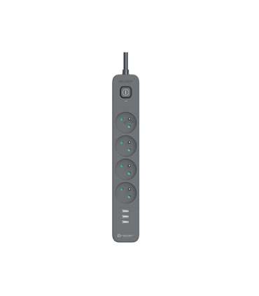 Tracer 47027 Power Line+ 1.5m (4 outlets +3x USB A, 5V 2,4A)