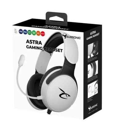 Subsonic Astra Gaming Headset white/black