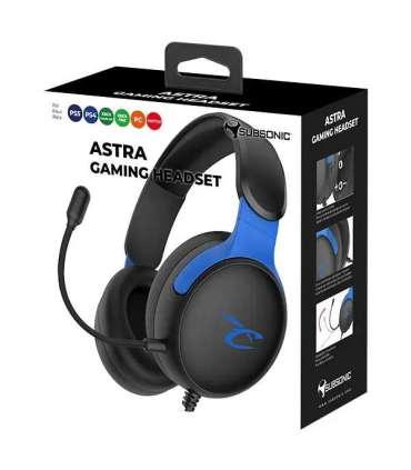 Subsonic Astra Gaming Headset black/blue