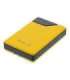 Tellur Power Bank 10000mAh, USB-C + Lightning cables built-in  yellow