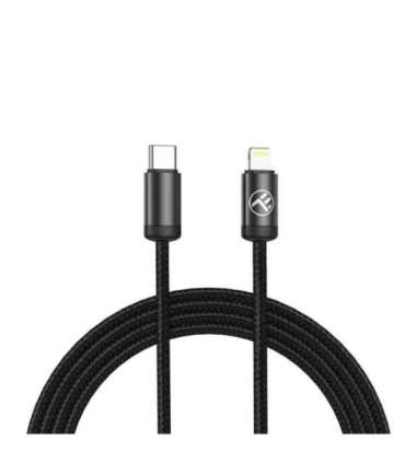 Tellur Minimalist USB-C to Lightning  Cable 3A 1m PD27W Black