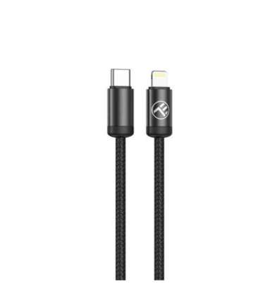 Tellur Minimalist USB-C to Lightning  Cable 3A 1m PD27W Black