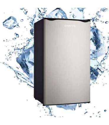 Manta MM520PS Fridge 91L Silver Inox/Black
