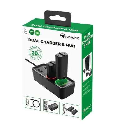 Subsonic Dual Charger and Hub for Xbox