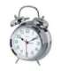 Hama 00186326 Nostalgia Alarm Clock Silver