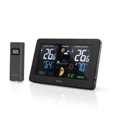 Hama 00186380 Weather station Premium Black