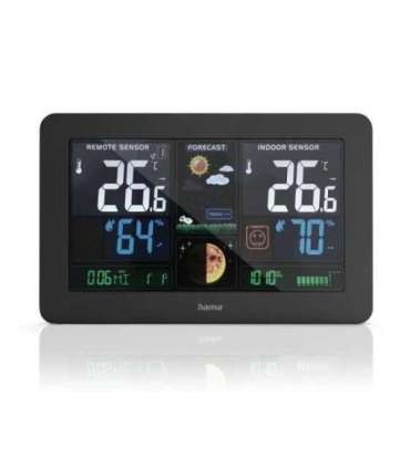Hama 00186380 Weather station Premium Black
