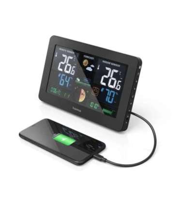 Hama 00186380 Weather station Premium Black